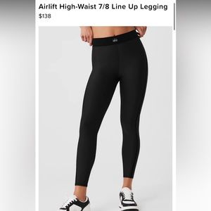 Alo Airlift High-Waist 7/8 Line Up Legging